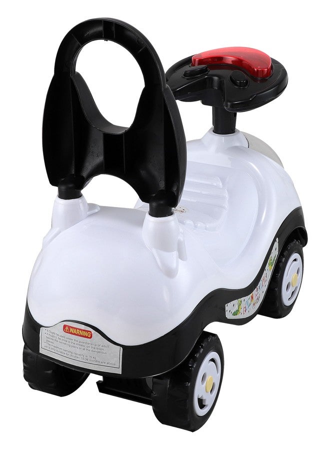 JoyRide Fun Rider Ride on & Car for Kids with Light,Music & Horn Steering, Push Car for Baby with Backrest, Safety Guard & Big Wheels, Ride on for Kids 1 to 3 Years Upto 25 Kgs (Black White) - Image 5